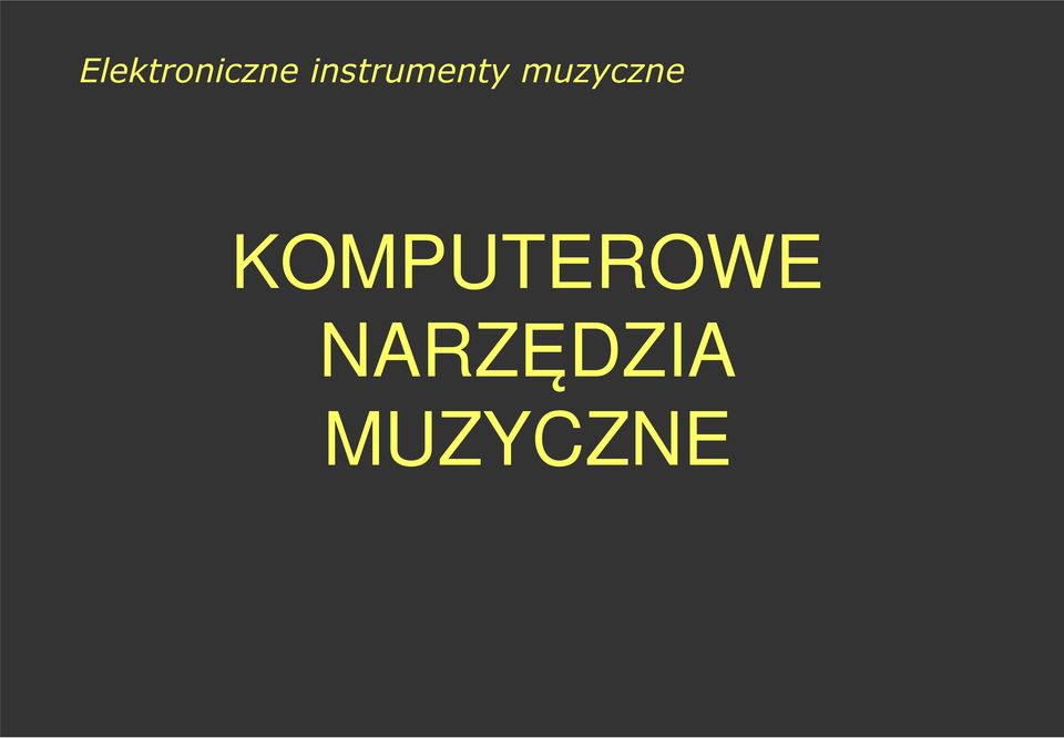 muzyczne