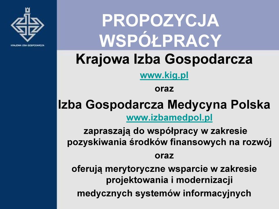 pl zapraszają do współpracy w zakresie pozyskiwania środków finansowych na