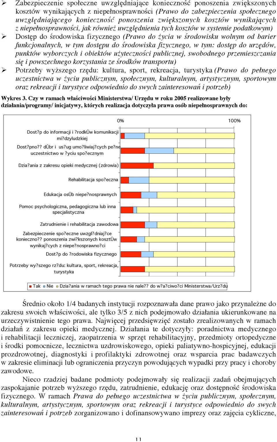 funkcjonalnych, w tym dostępu do środowiska fizycznego, w tym: dostęp do urzędów, punktów wyborczych i obiektów użyteczności publicznej, swobodnego przemieszczania się i powszechnego korzystania ze