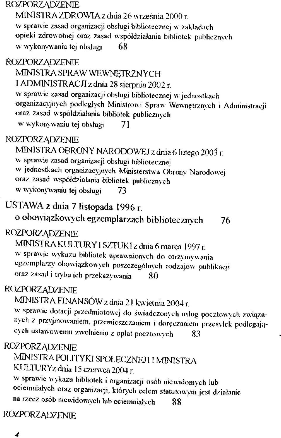 I ADMINISTRACJI z dnia 28 sierpnia 2002 r.