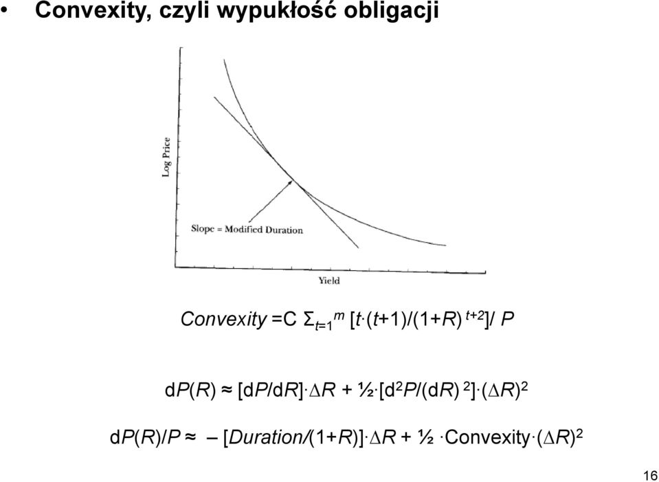 dp(r) [dp/dr] R + ½ [d 2 P/(dR) 2 ] ( R) 2