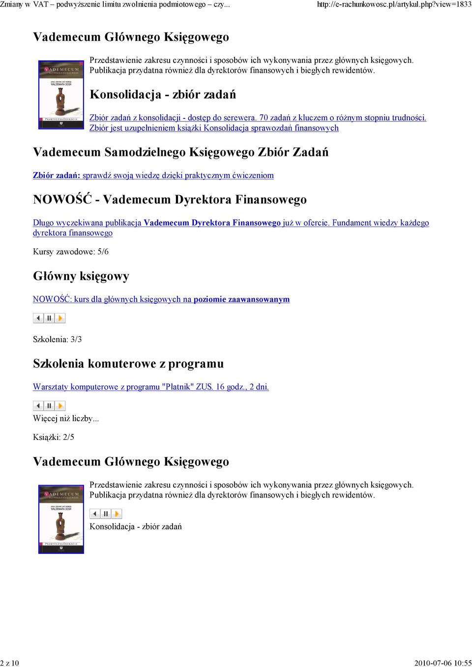 70 zadań z kluczem o róŝnym stopniu trudności.