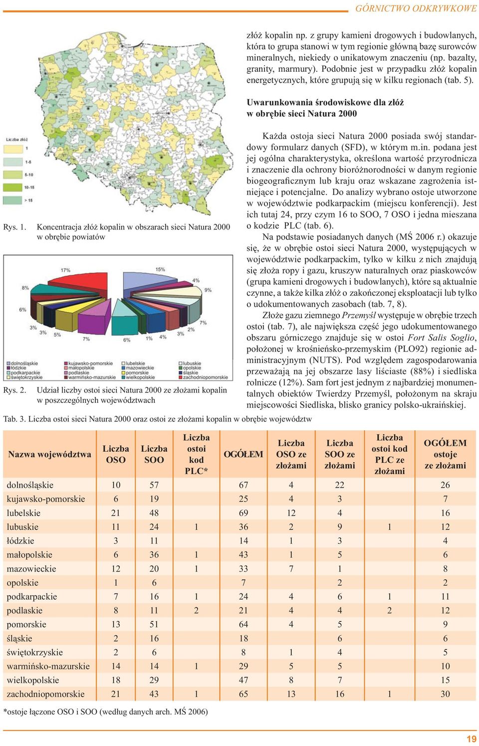 z grupy kamieni drogowych i budowlanych, która to grupa stanowi w tym regionie g ówn baz surowców mineralnych, niekiedy o unikatowym znaczeniu (np. bazalty, granity, marmury).