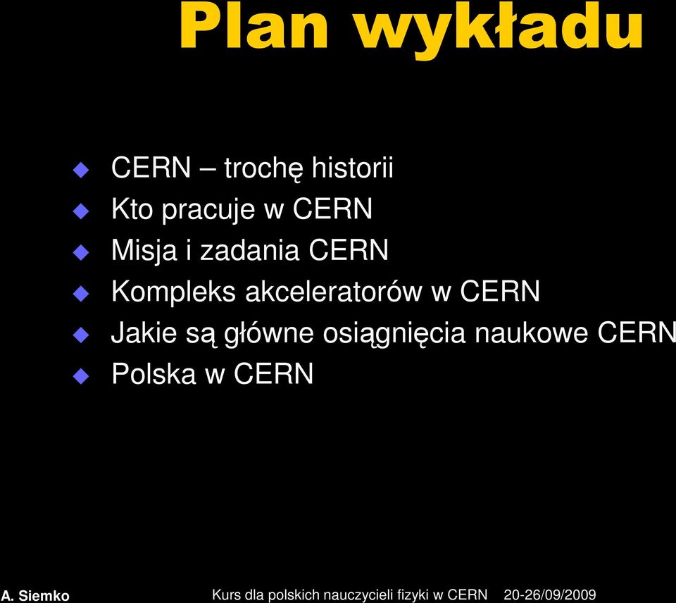 Kompleks akceleratorów w CERN Jakie są