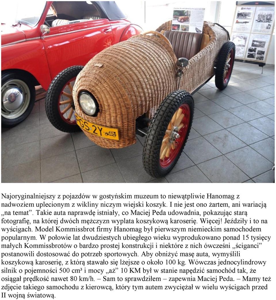 Model Kommissbrot firmy Hanomag był pierwszym niemieckim samochodem popularnym.