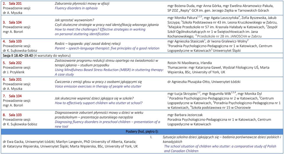 Czyli skuteczne strategie w pracy nad identyfikacją własnego jąkania How to meet the challenges?