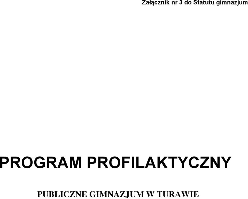 PROGRAM