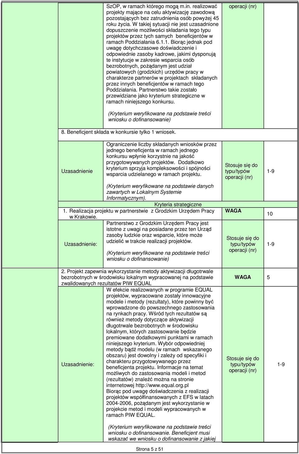 1. Biorąc jednak pod uwagę dotychczasowe doświadczenie i odpowiednie zasoby kadrowe, jakimi dysponują te instytucje w zakresie wsparcia osób bezrobotnych, poŝądanym jest udział powiatowych