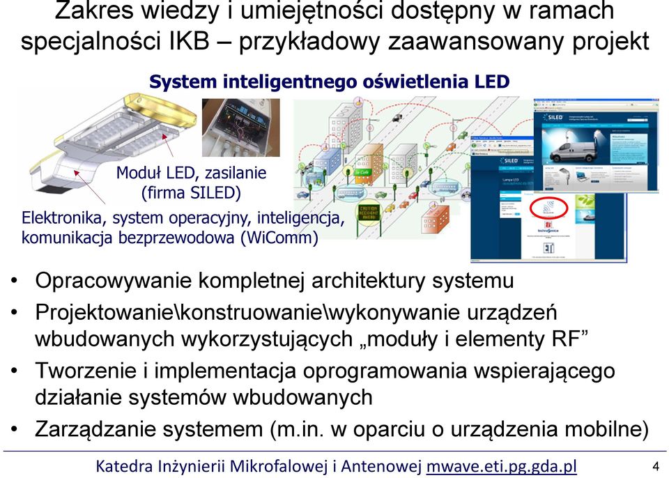 Projektowanie\konstruowanie\wykonywanie urządzeń wbudowanych wykorzystujących moduły i elementy RF Tworzenie i implementacja oprogramowania