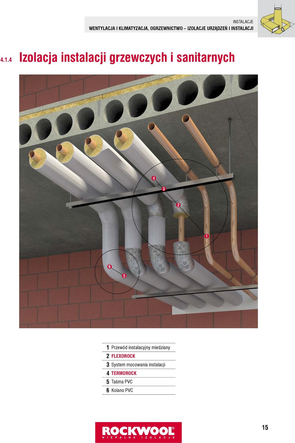 .4 Izolacja instalacji grzewczych i sanitarnych 4 6 5 Przewód