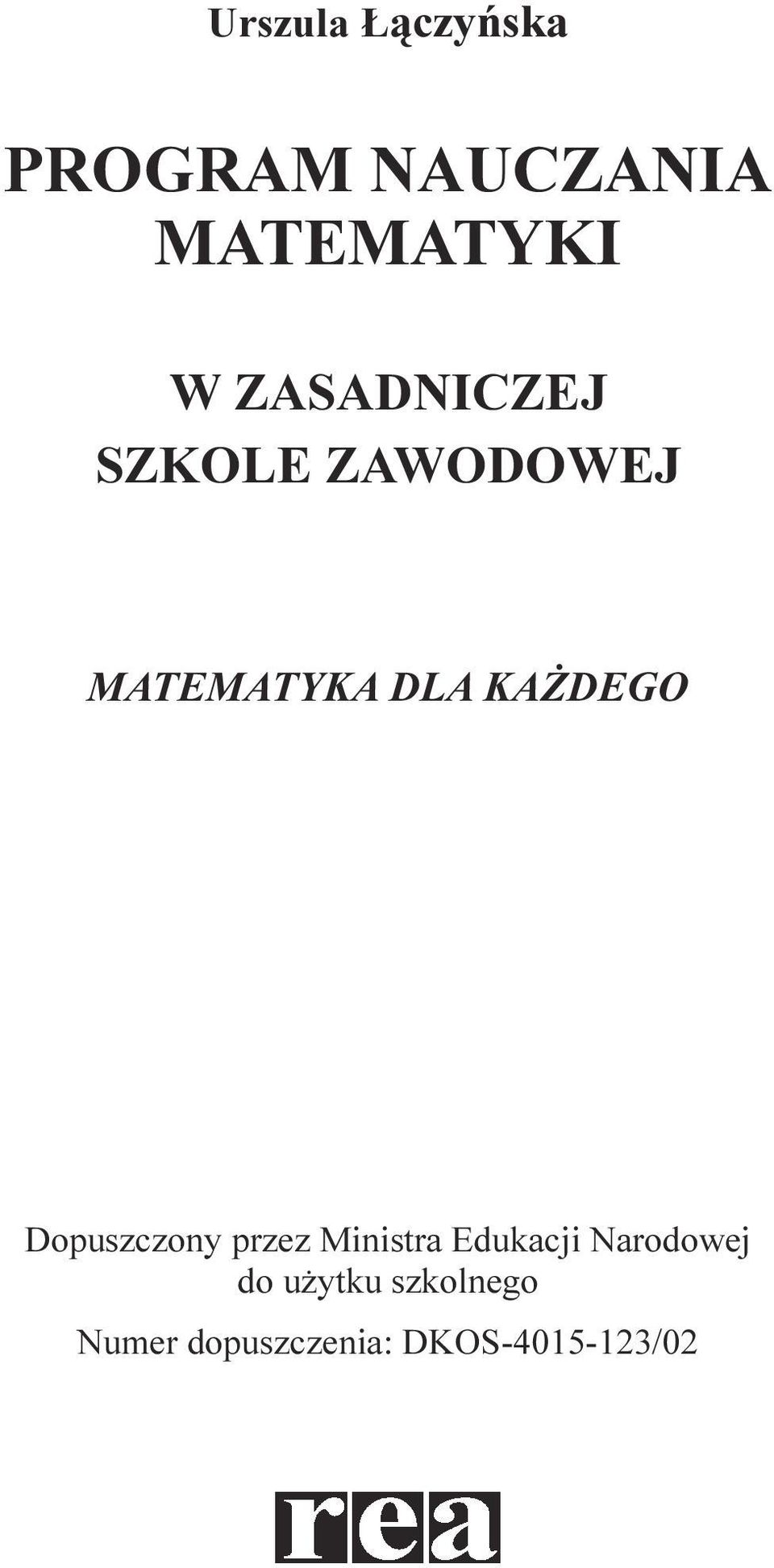 DEGO Dopuszczony przez Ministra Edukacji Narodowej