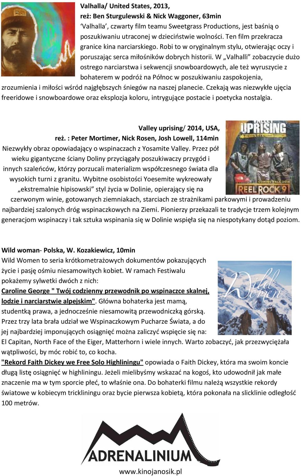 W Valhalli zobaczycie dużo ostrego narciarstwa i sekwencji snowboardowych, ale też wyruszycie z bohaterem w podróż na Północ w poszukiwaniu zaspokojenia, zrozumienia i miłości wśród najgłębszych