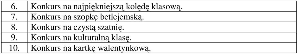 Konkurs na czystą szatnię. 9.