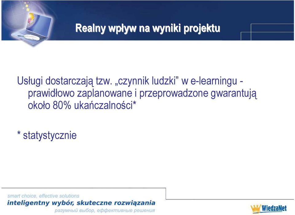 czynnik ludzki w e-learningu - prawidłowo