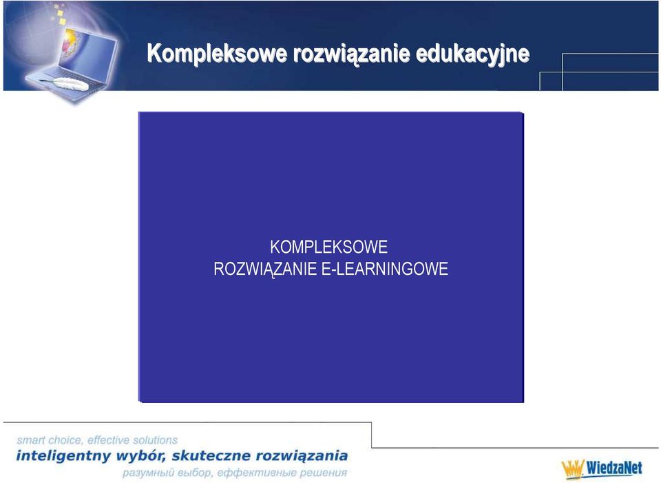 KOMPLEKSOWE ROZWIĄZANIE E-LEARNINGOWE