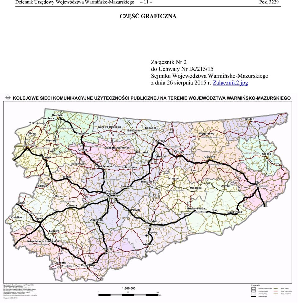 3229 CZĘŚĆ GRAFICZNA Załącznik Nr 2 do Uchwały Nr