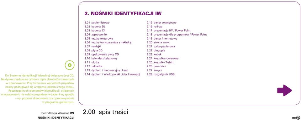 poprzez skanowanie czy opracowywanie w programie graficznym. 2.01 papier listowy 2.02 koperta DL 2.03 koperta C4 2.04 zaproszenie 2.05 teczka tekturowa 2.06 teczka transparentna z naklejkà 2.