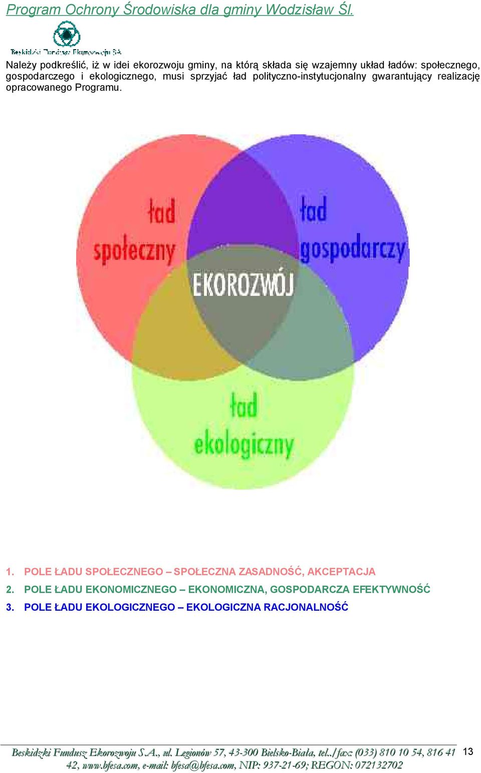 gwarantujący realizację opracowanego Programu. 1.