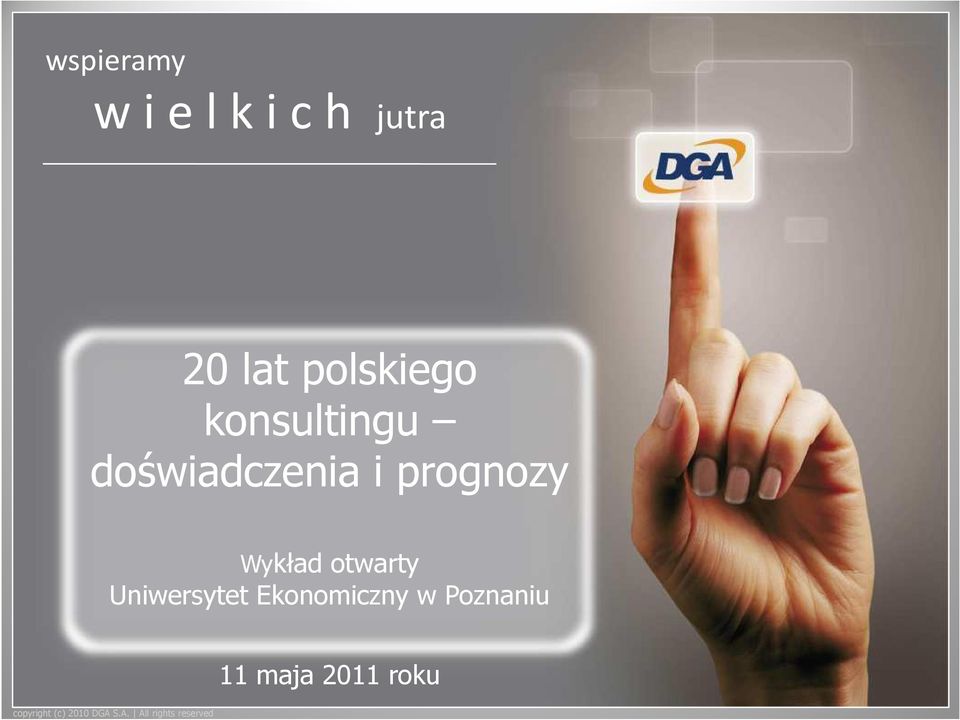 prognozy Wykład otwarty Uniwersytet