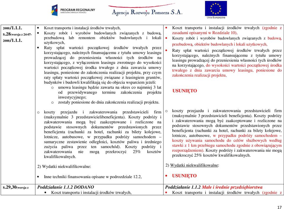 uŝytkowych, Raty spłat wartości początkowej środków trwałych przez korzystającego, naleŝnych finansującemu z tytułu umowy leasingu prowadzącej do przeniesienia własności tych środków na