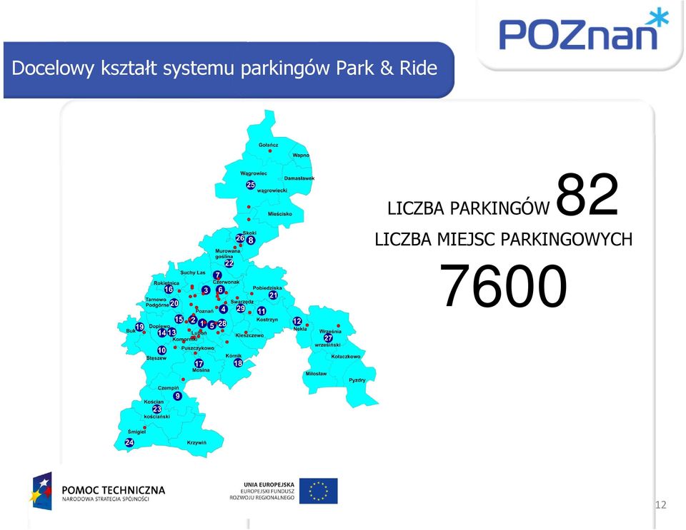 LICZBA PARKINGÓW82