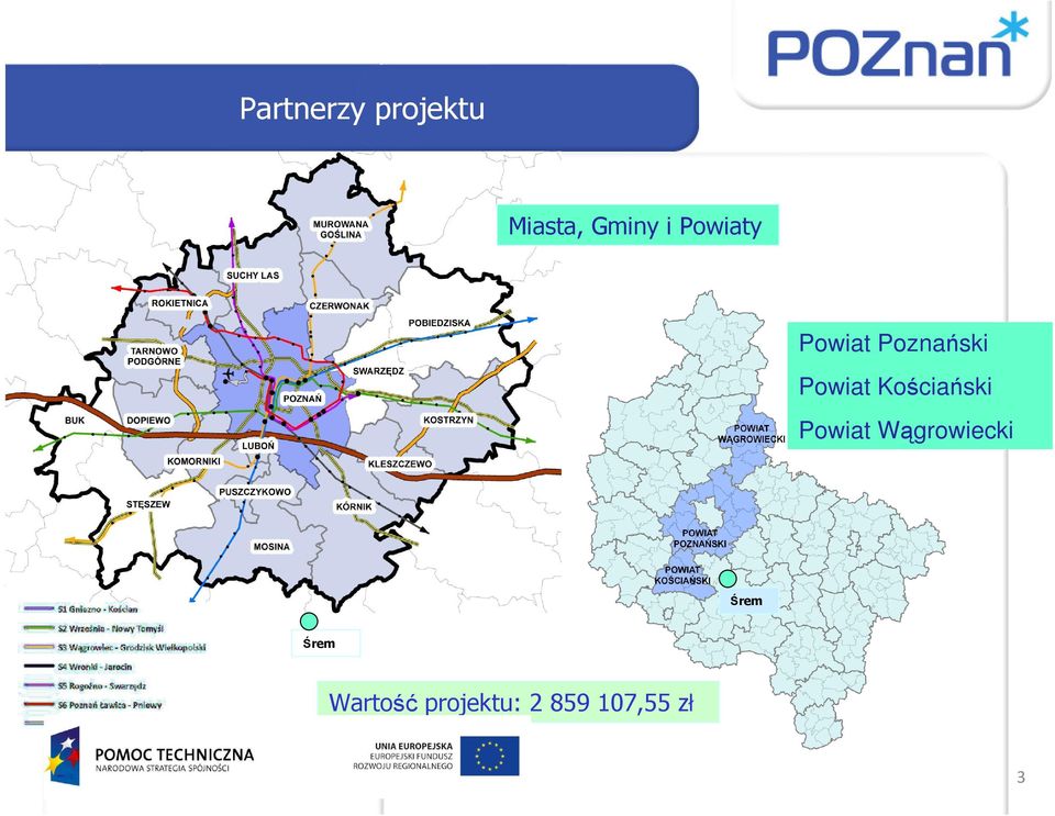 Kościański Powiat Wągrowiecki Śrem