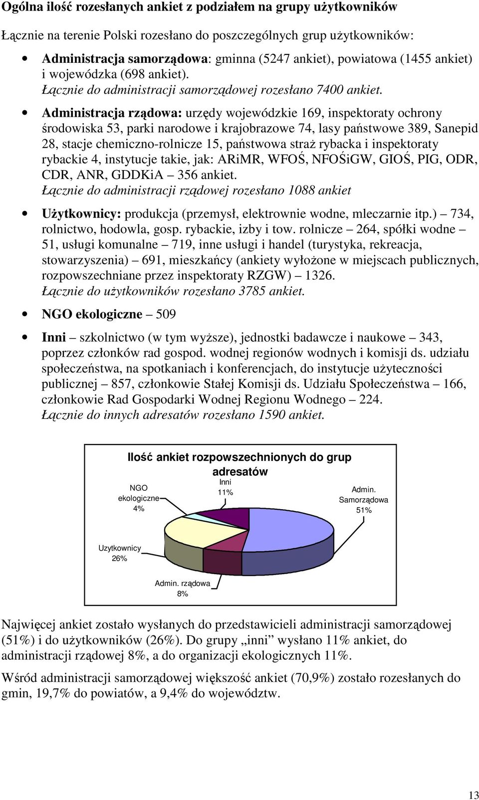 Administracja rządowa: urzędy wojewódzkie 169, inspektoraty ochrony środowiska 53, parki narodowe i krajobrazowe 74, lasy państwowe 389, Sanepid 28, stacje chemiczno-rolnicze 15, państwowa straŝ