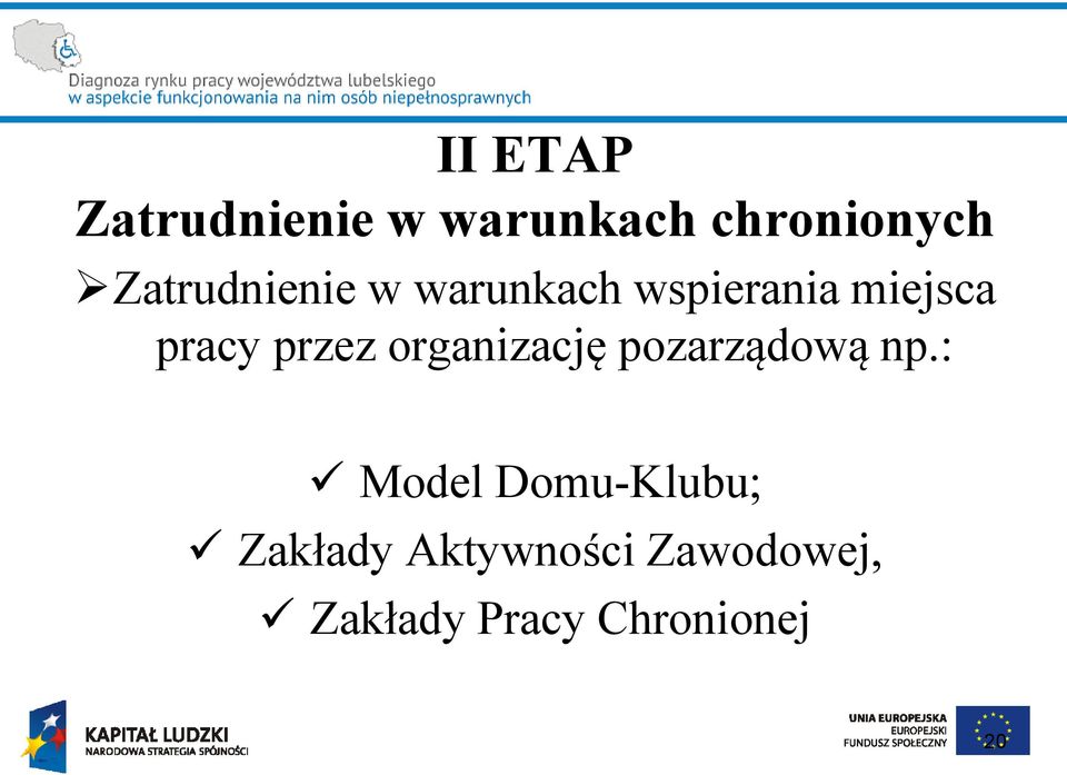 przez organizację pozarządową np.