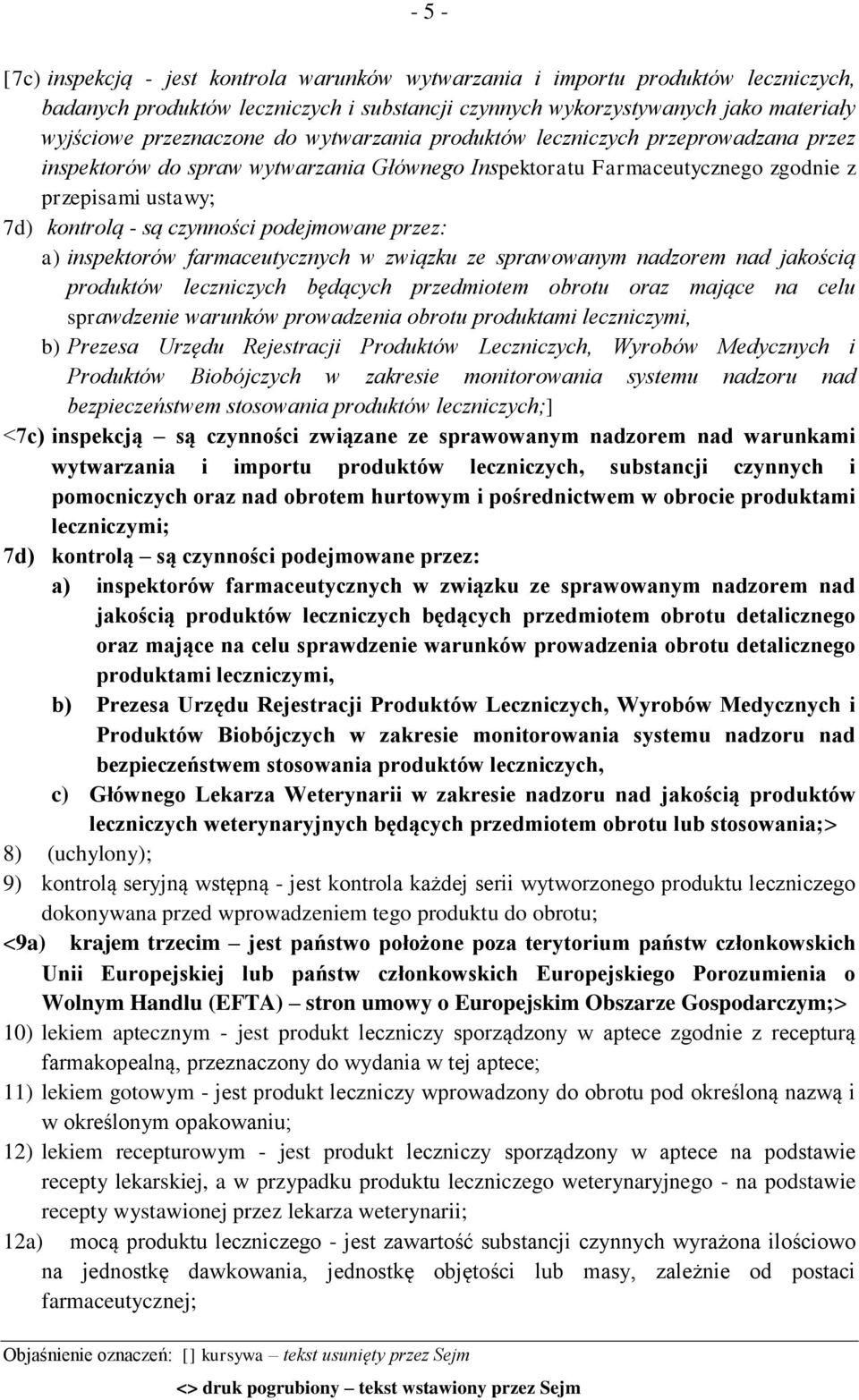 przez: a) inspektorów farmaceutycznych w związku ze sprawowanym nadzorem nad jakością produktów leczniczych będących przedmiotem obrotu oraz mające na celu sprawdzenie warunków prowadzenia obrotu