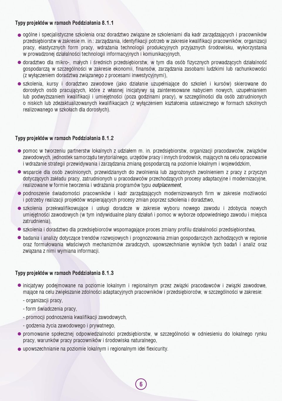 prowadzonej działalności technologii informacyjnych i komunikacyjnych, doradztwo dla mikro-, małych i średnich przedsiębiorstw, w tym dla osób fizycznych prowadzących działalność gospodarczą w