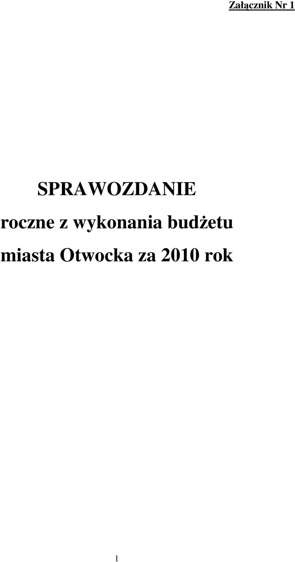 z wykonania budżetu