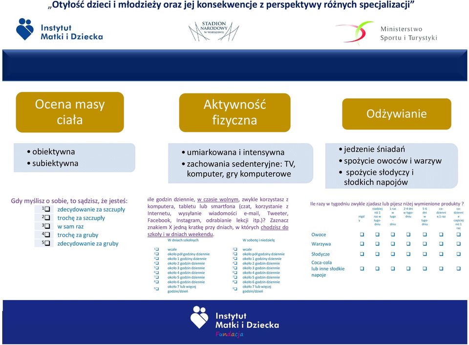 (czat, korzystanie z Internetu, wysyłanie wiadomości e mail, Tweeter, Facebook, Instagram, odrabianie lekcji itp.)?