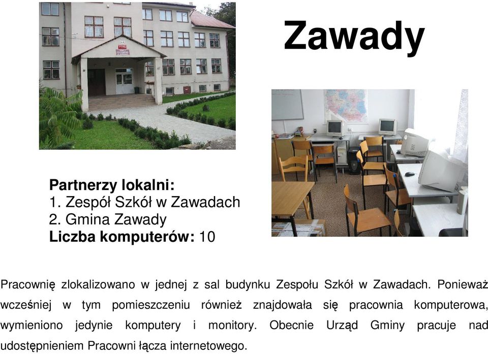 Zawadach.