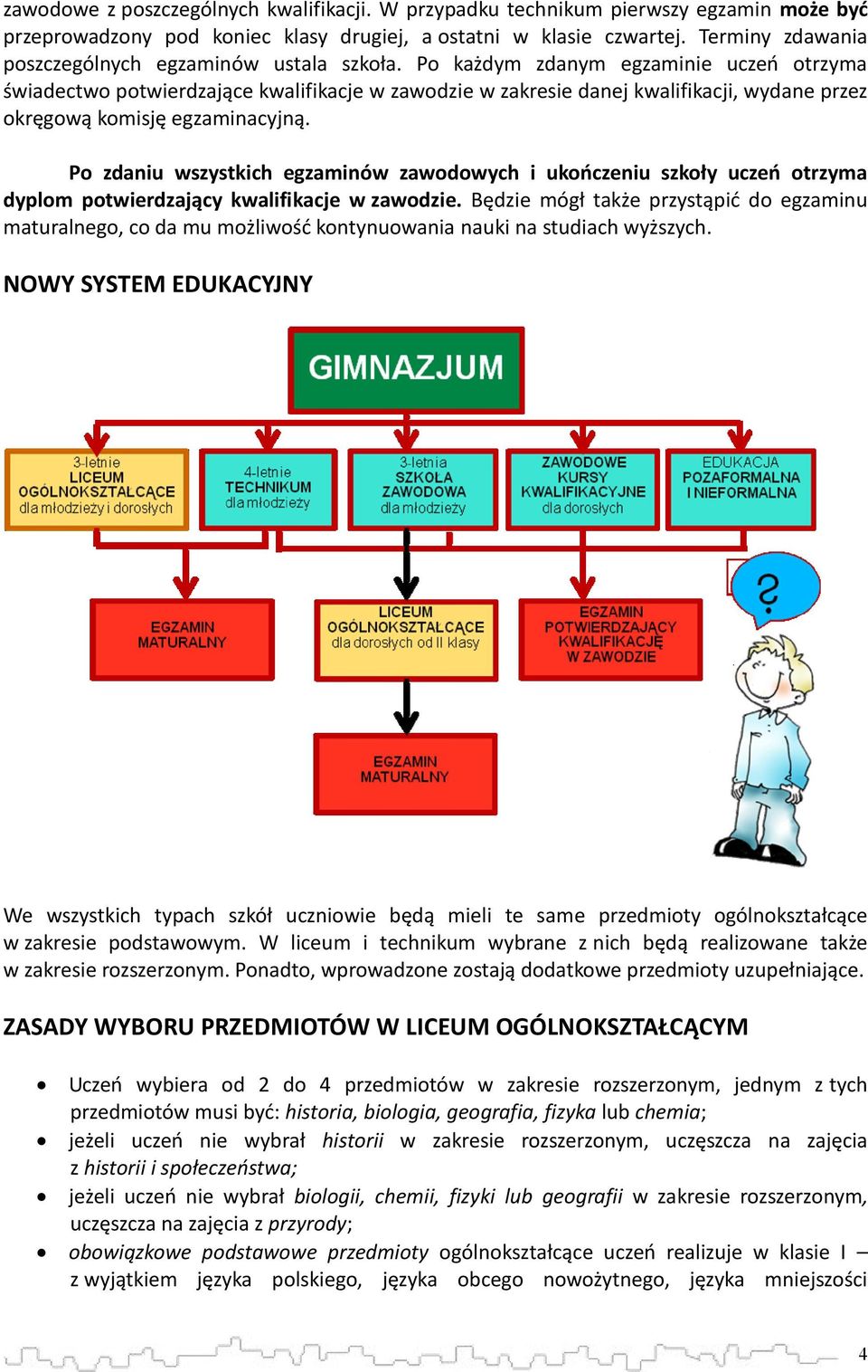 Po każdym zdanym egzaminie uczeń otrzyma świadectwo potwierdzające kwalifikacje w zawodzie w zakresie danej kwalifikacji, wydane przez okręgową komisję egzaminacyjną.