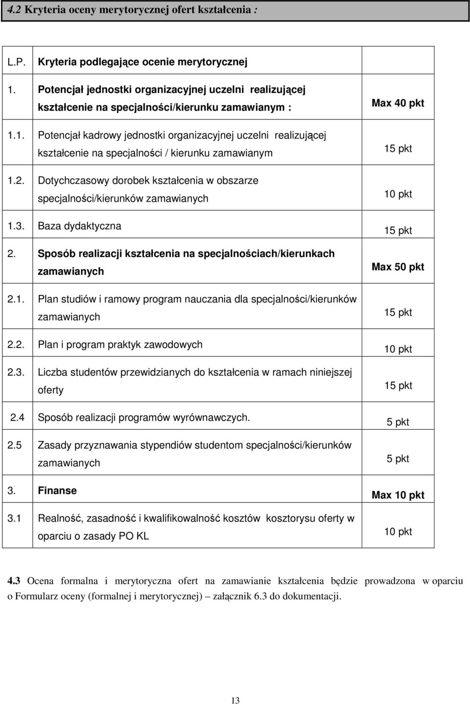 1. Potencjał kadrowy jednostki organizacyjnej uczelni realizującej kształcenie na specjalności / kierunku zamawianym 1.2.