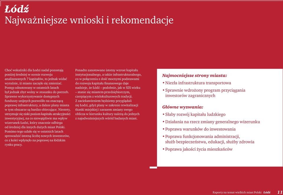 Sprawne wykorzystywanie dostępnych funduszy unijnych pozwoliło na znaczącą poprawę infrastruktury, a dalsze plany miasta w tym obszarze są bardzo obiecujące.