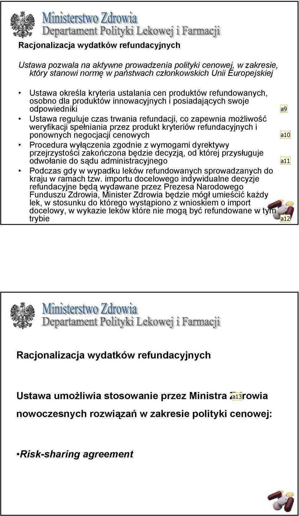 przez produkt kryteriów refundacyjnych i ponownych negocjacji cenowych Procedura wyłączenia zgodnie z wymogami dyrektywy przejrzystości zakończona będzie decyzją, od której przysługuje odwołanie do