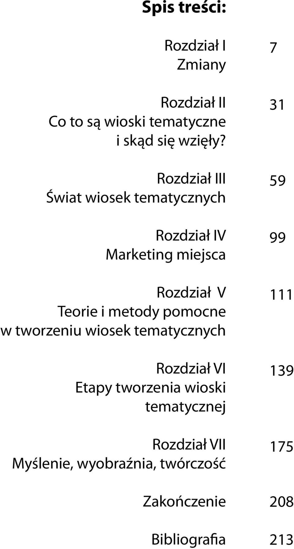 metody pomocne w tworzeniu wiosek tematycznych Rozdział VI Etapy tworzenia wioski