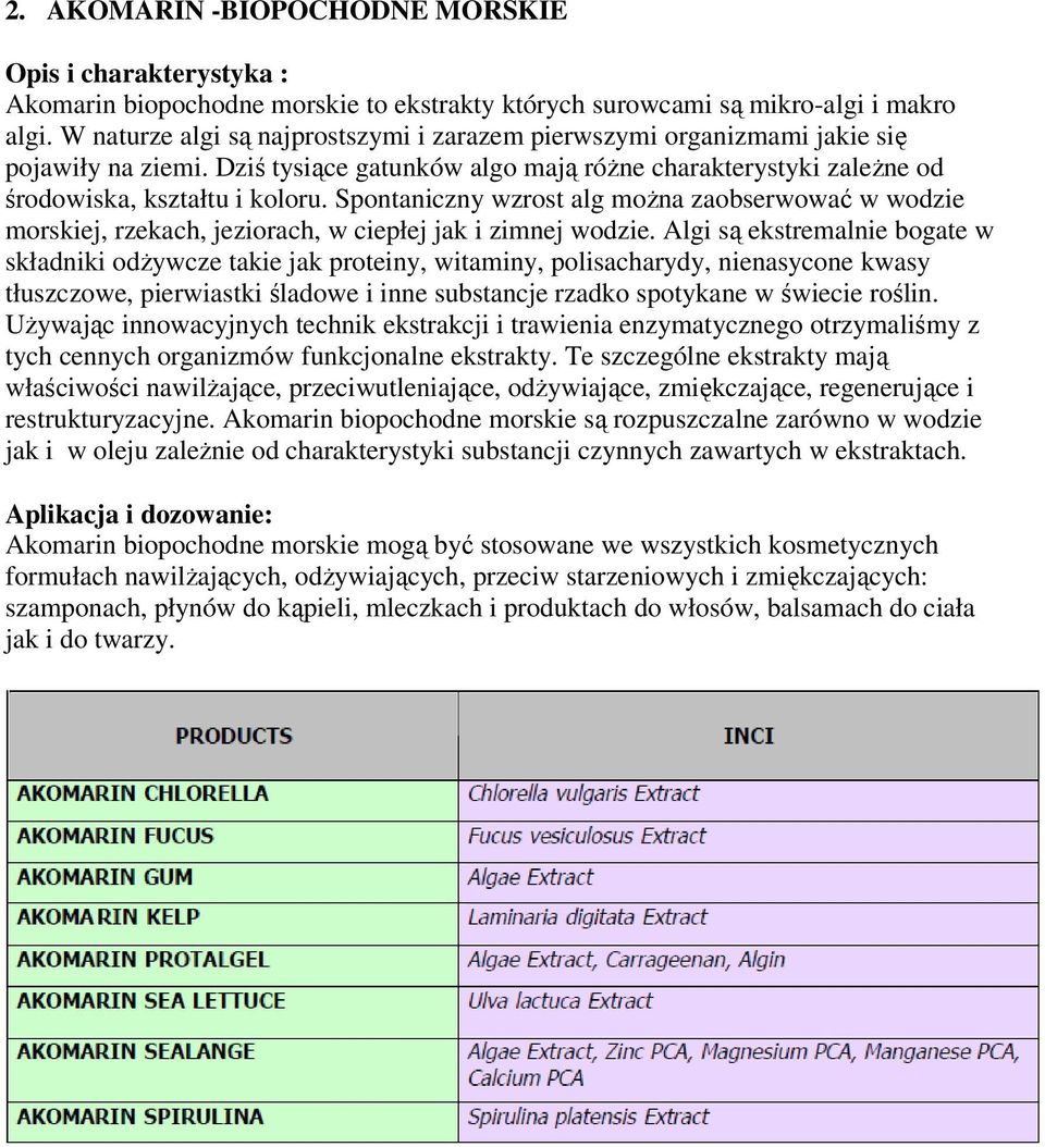 Spontaniczny wzrost alg moŝna zaobserwować w wodzie morskiej, rzekach, jeziorach, w ciepłej jak i zimnej wodzie.