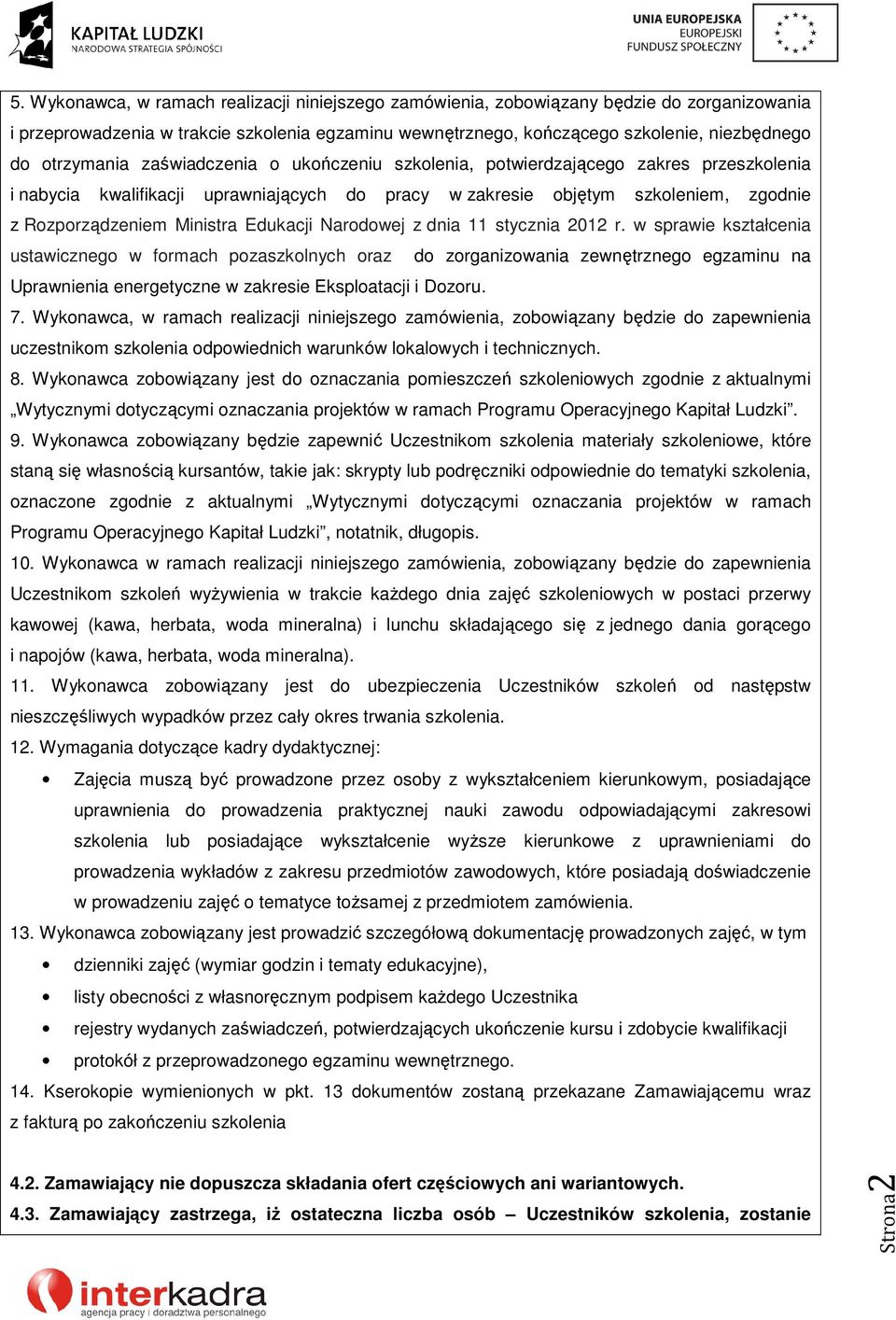 Edukacji Narodowej z dnia 11 stycznia 2012 r.