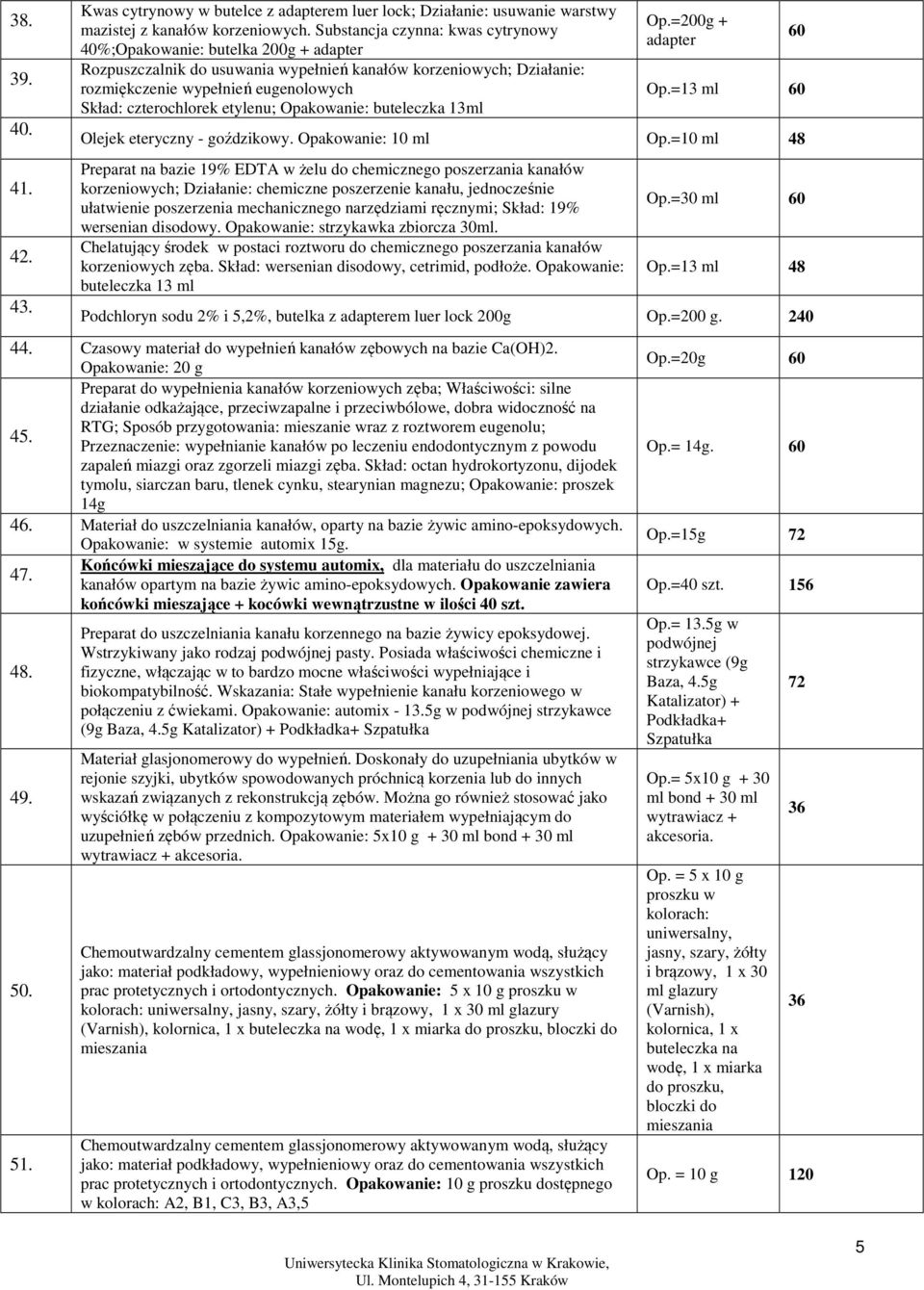 czterochlorek etylenu; Opakowanie: buteleczka 13ml Op.=200g + adapter Op.=13 ml Olejek eteryczny - goździkowy. Opakowanie: 10 ml Op.