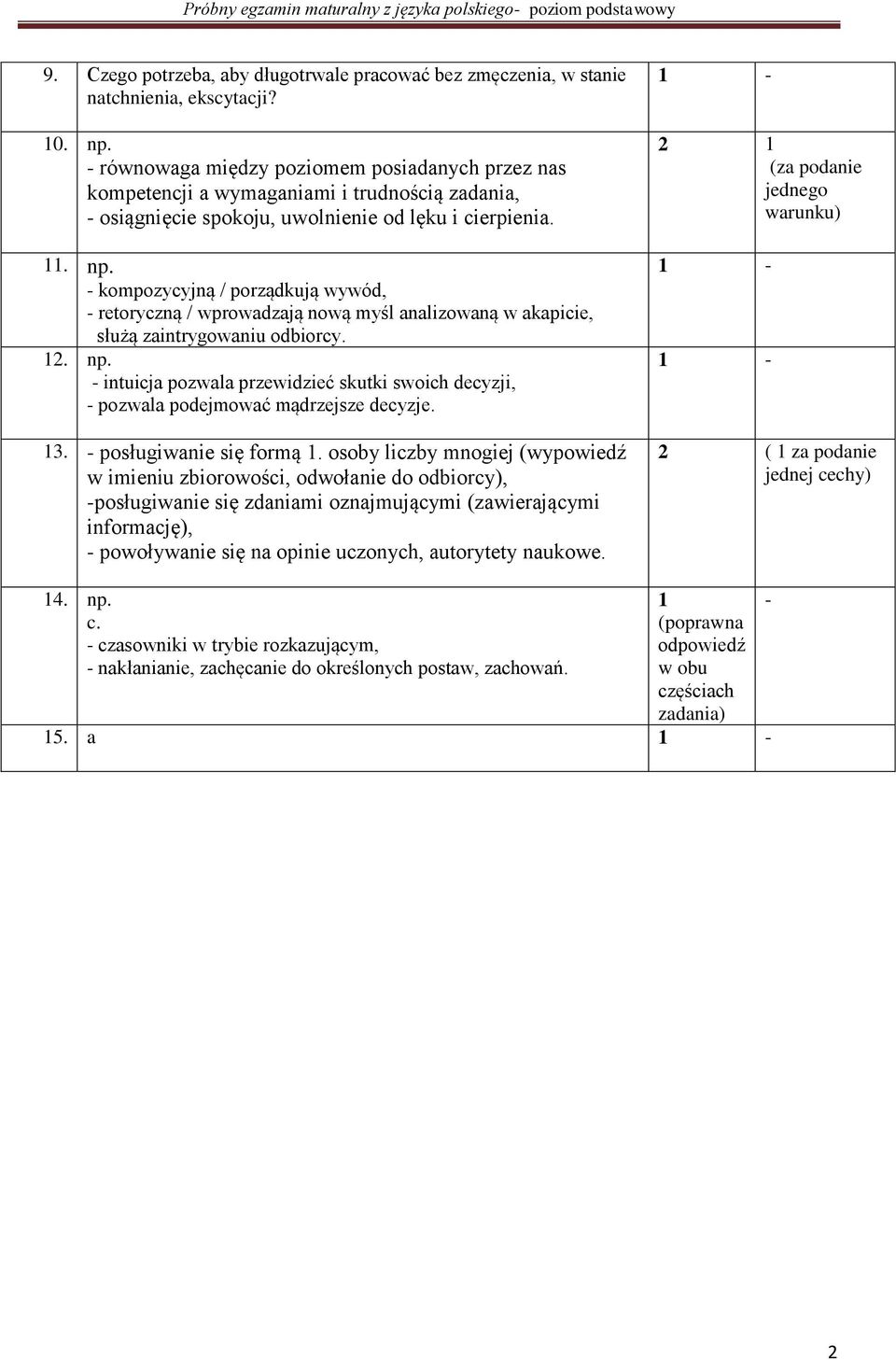 - kompozycyjną / porządkują wywód, - retoryczną / wprowadzają nową myśl analizowaną w akapicie, służą zaintrygowaniu odbiorcy. 12. np.