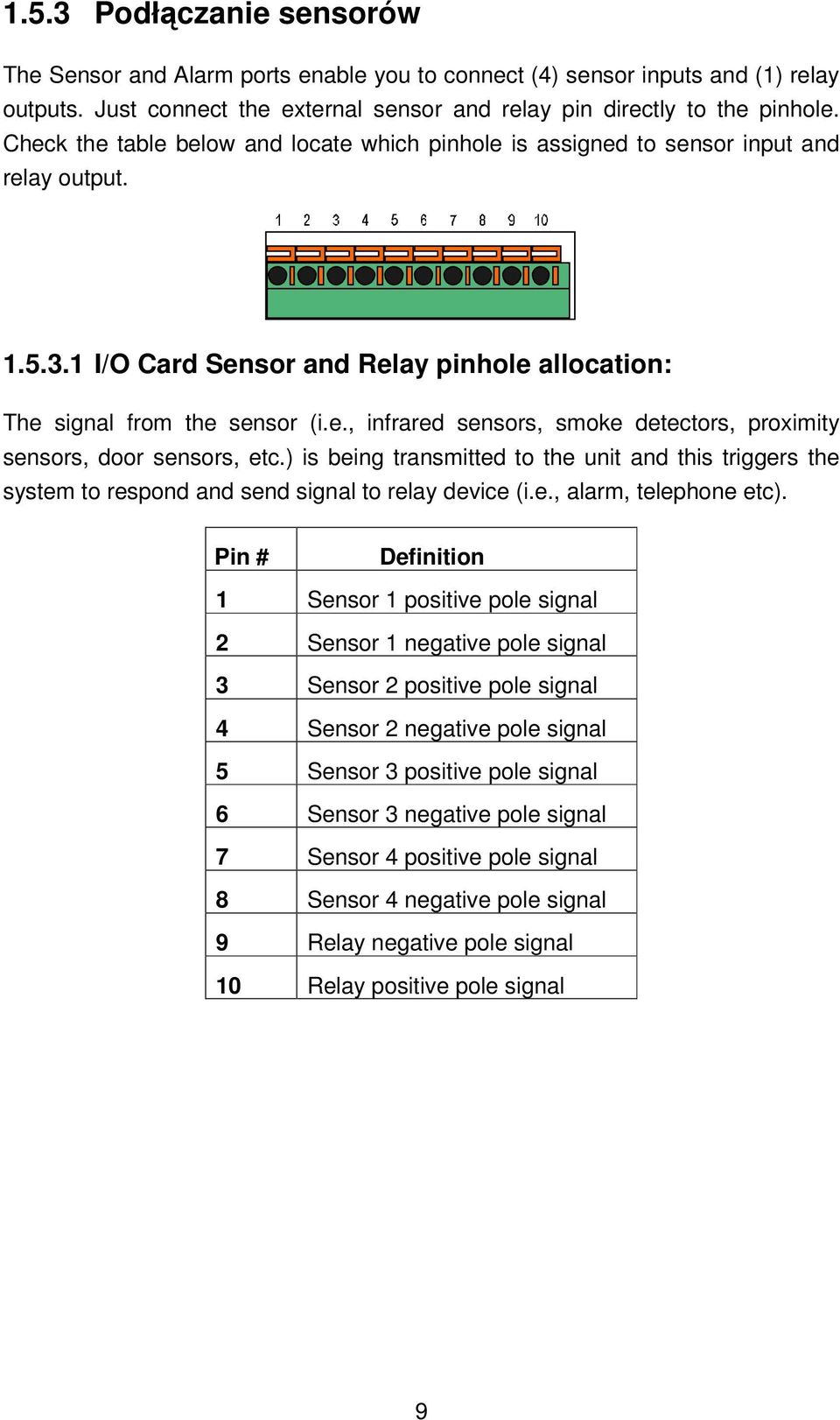 ) is being transmitted to the unit and this triggers the system to respond and send signal to relay device (i.e., alarm, telephone etc).