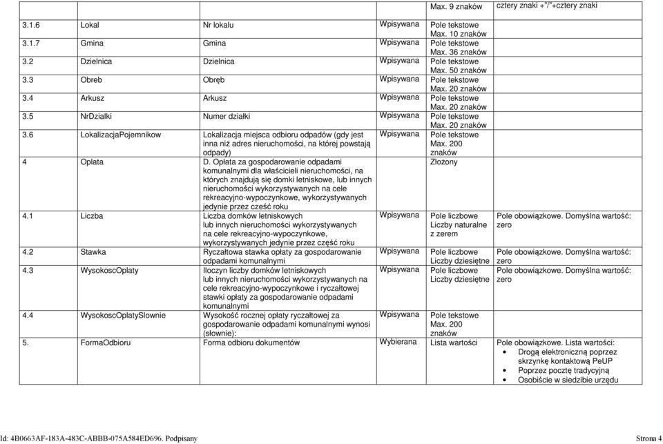 Opłata za gospodarowanie odpadami komunalnymi dla właścicieli nieruchomości, na których znajdują się domki letniskowe, lub innych nieruchomości wykorzystywanych na cele rekreacyjno-wypoczynkowe,