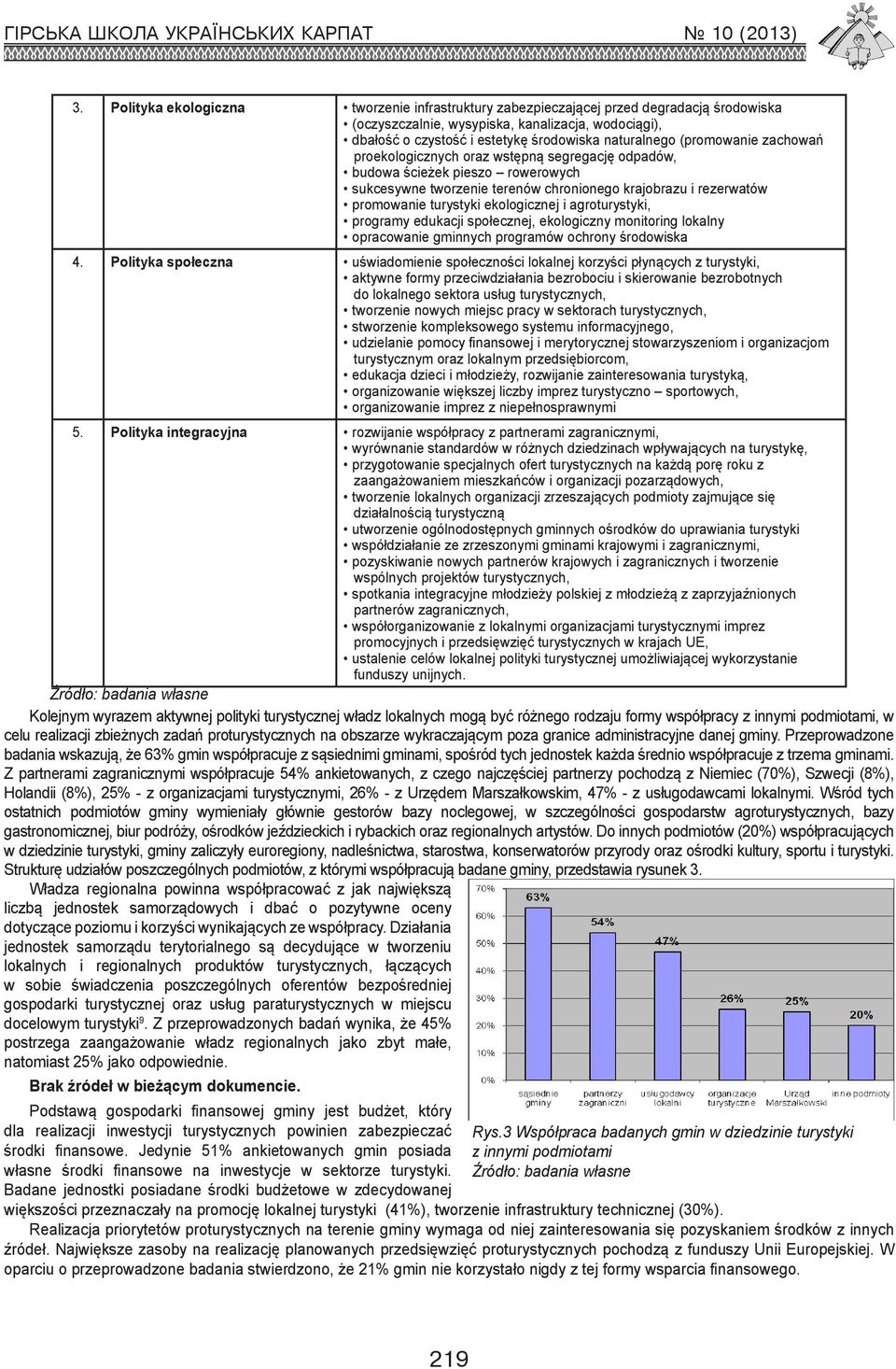 ekologicznej i agroturystyki, programy edukacji społecznej, ekologiczny monitoring lokalny opracowanie gminnych programów ochrony środowiska 4.