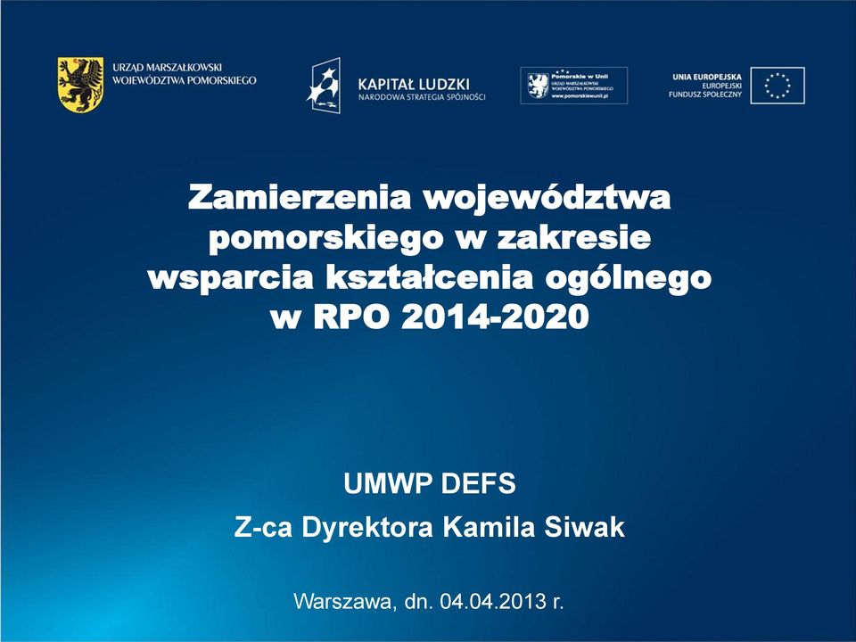 w RPO 2014-2020 UMWP DEFS Z-ca