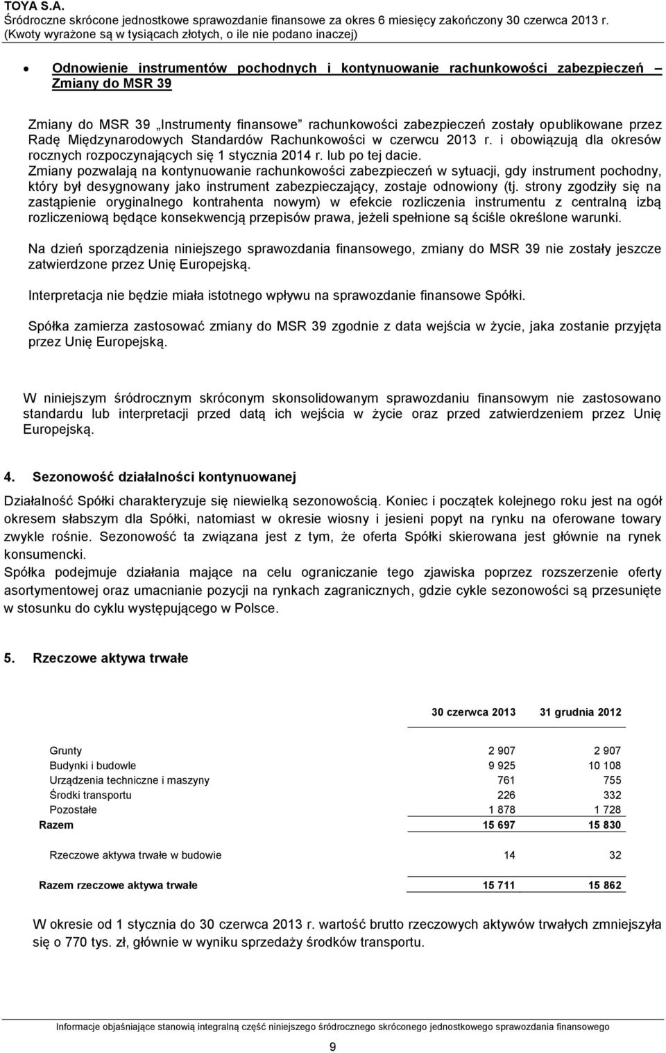 Zmiany pozwalają na kontynuowanie rachunkowości zabezpieczeń w sytuacji, gdy instrument pochodny, który był desygnowany jako instrument zabezpieczający, zostaje odnowiony (tj.