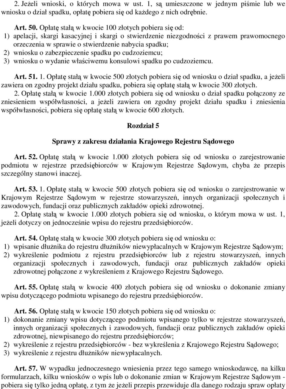 wniosku o zabezpieczenie spadku po cudzoziemcu; 3) wniosku o wydanie właściwemu konsulowi spadku po cudzoziemcu. Art. 51. 1.