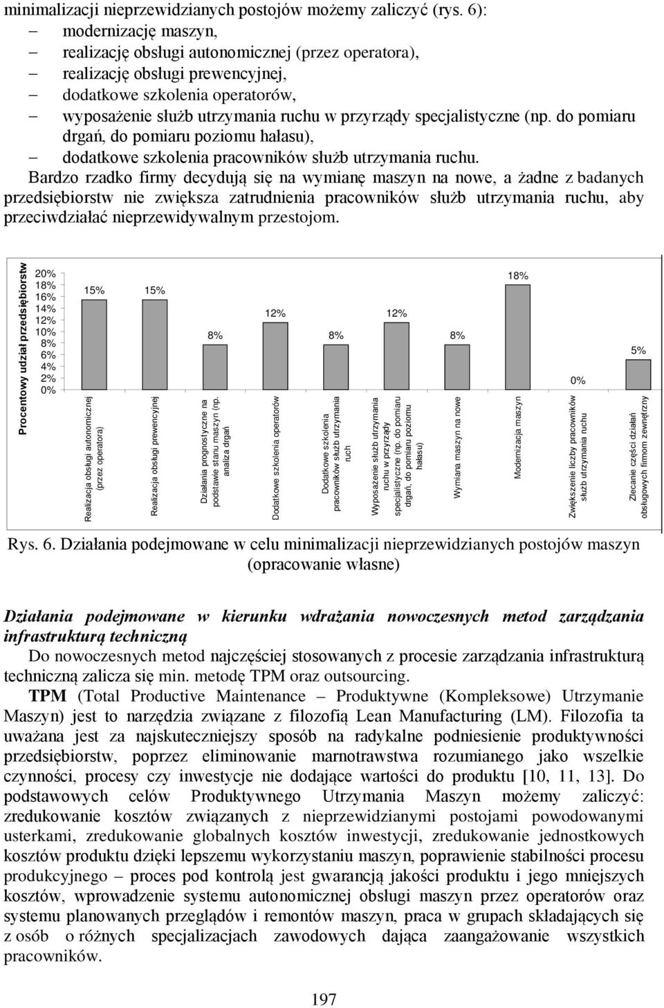 specjalistyczne (np. do pomiaru drgań, do pomiaru poziomu hałasu), dodatkowe szkolenia pracowników służb utrzymania ruchu.