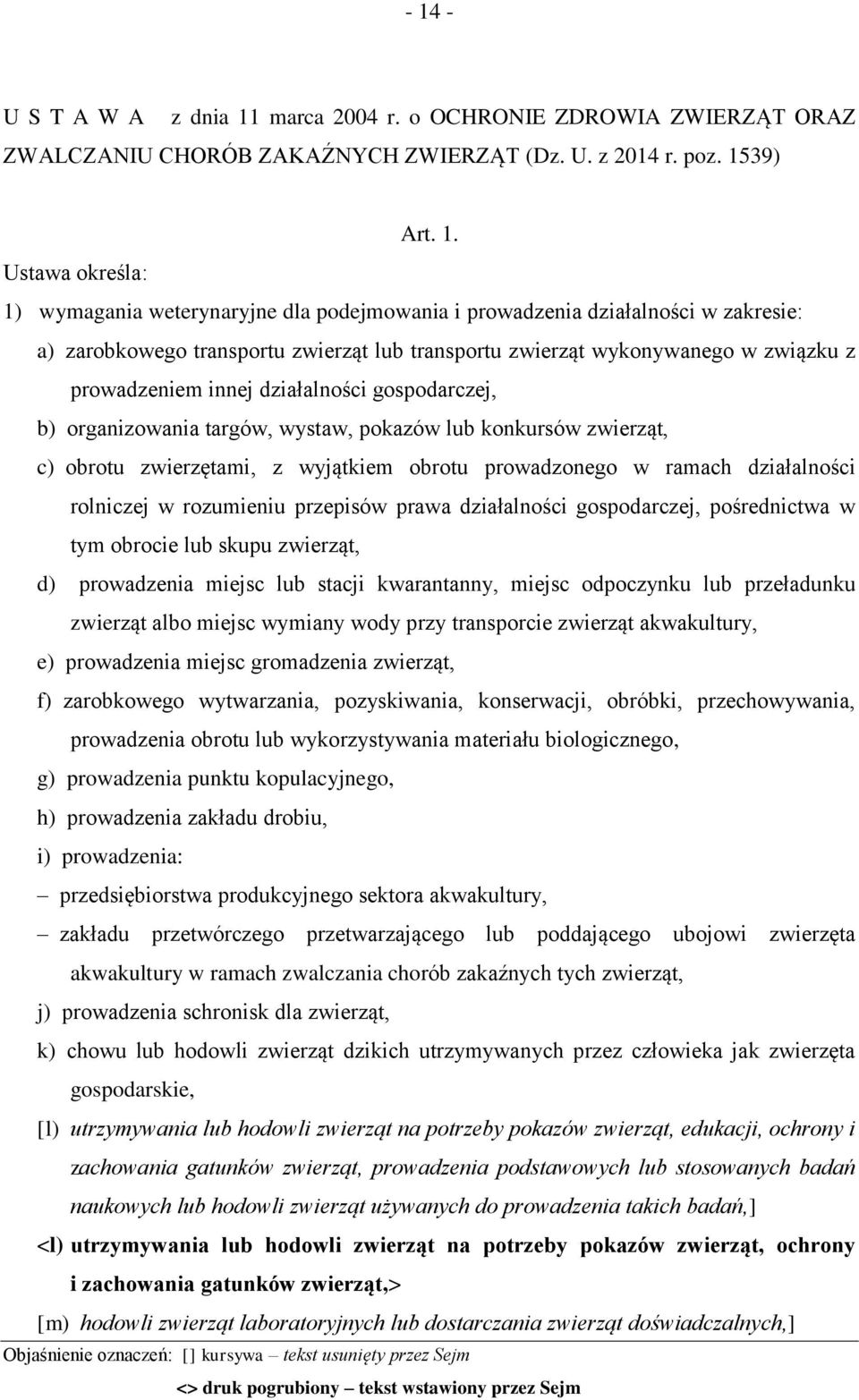 targów, wystaw, pokazów lub konkursów zwierząt, c) obrotu zwierzętami, z wyjątkiem obrotu prowadzonego w ramach działalności rolniczej w rozumieniu przepisów prawa działalności gospodarczej,